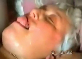 Sexy mature in stockings nailed in the bed