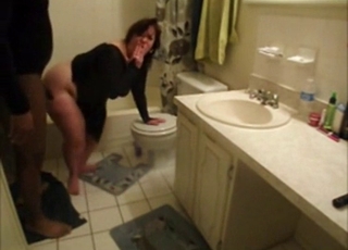 Raven-haired BBW and a big black cock